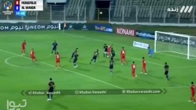 گل اول پرسپولیس به الوحده امارات توسط جلال‌ حسینی