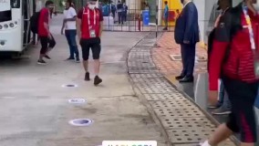 ورود کاروان پرسپولیس به ورزشگاه فاتوردا