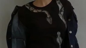 نقاشی روی پارچه-  طراحی روباه روی هودی