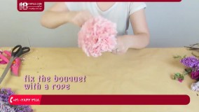 گل آرایی - آموزش گل آرایی با گل داوودی