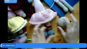 آموزش عروسک بافتنی با قلاب -  قلاب بافی عروسک