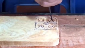 ساخت گوشی با چوب