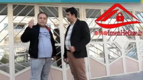 رضایت آقای استکی از نصب درب آکاردئون