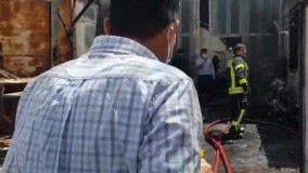 شش کشته بر اثر آتش‌ سوزی یک کارگاه در پردیس