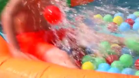 خرید استخر بادی سرسره دار