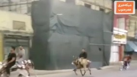 تردد با الاغ برای فرار از محدودیت‌ های تردد