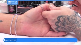 آموزش طراحی ناخن - طراحی با پوشش مات