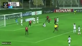 گل اول الریان به الوحده توسط شجاع خلیل‌زاده در دقیقه 13