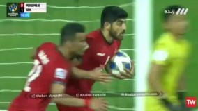 گل اول پرسپولیس به گوای هند توسط مهدی ترابی در دقیقه 18