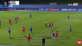 گل اول الدحیل به استقلال توسط اولونگا در دقیقه ۱۰