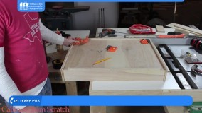 آموزش کابینت سازی  - ریل کشویی