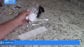 آموزش کابینت سازی - نصب چراغ زیرکابینت