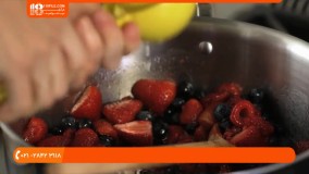 درست کردن مربا - آموزش درست کردن مربای بلوبری توت فرنگی