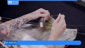 آموزش اکستنشن مو - نصب میکرو روی اکستنشن کشی