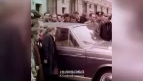 صف کشیدنِ مردم روسیه برای تماشای پیکان ایران