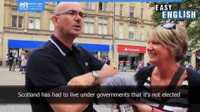 آموزش انگلیسی - مکالمه - همه پرسی اسکاتلند