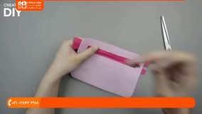 آموزش نمد دوزی - دوخت جامدادی گربه