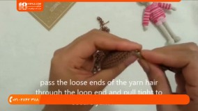 آموزش عروسک بافی با قلاب | آموزش قلاب بافی کلاه گیس