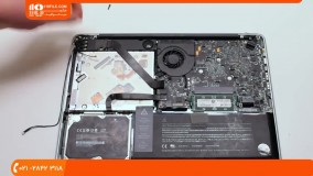 آموزش تعمیر مک بوک - تعویض wifi-bluetooth مک بوک پرو 13 اینچ