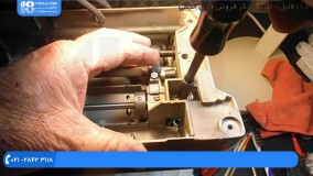 آموزش تعمیر چرخ خیاطی - برداشتن و تعویض قلاب در چرخ خیاطی Singer 301A
