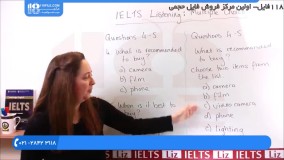 آیلتس آکادمیک - سوالات چهارگزینه ای