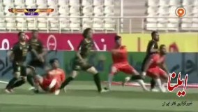 گل اول سپاهان به سایپا توسط پورقاز
