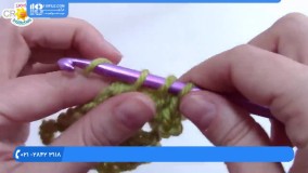 آموزش بافت کلاه و شالگردن-الگوی قلاب بافی2