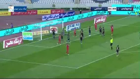 خلاصه بازی پرسپولیس ۲ - نساجی ۰