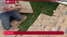 آموزش کفپوش کارتونی برای گلخانه - گلخانه