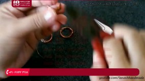 آموزش زیورآلات با سیم مسی - ساخت انگشتر با سیم مسی -علیزاده