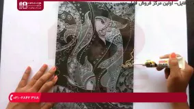 آموزش کشیدن نقاشی ماهی روی طلق1 -نقاشی روی شیشه - مالک پور