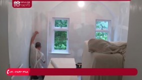 آموزش نصب کاغذ دیواری | کاغذ دیواری برای اتاق 2