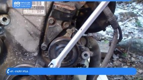آموزش تعمیر موتور تویوتا - خودرو تویوتا - واترپمپ بازکردن موتور