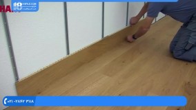 آموزش نصب پارکت و لمینت - نحوه اتصال لمینت برای دیوار