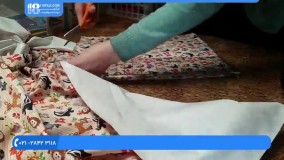 آموزش دوخت سیسمونی (آموزش دوخت تشک تعویض پوشک)