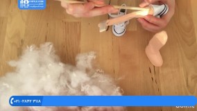 آمورش ساخت عروسک روسی - دوخت پا عروسک