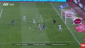 گل دوم استقلال به ذوب‌آهن توسط فرشید اسماعیلی