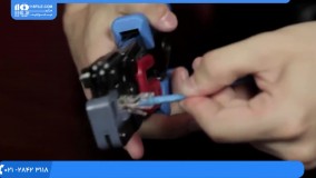 آموزش نصب دوربین مداربسته | RGبا کانکتور45 CAT5E,CAT6,چگونگی ساخت اتصال کابل شبکه