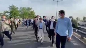 حواشی سفر پر ماجرای احمدی‌ نژاد به قزوین