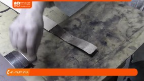 آموزش چرم دوزی - آموزش ساخت کمربند چرم