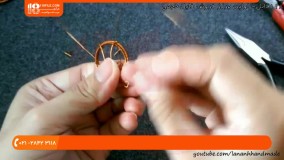 آموزش نحوه ساخت آویز طرح دار