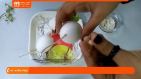شمع سازی _ ساخت شمع ژله ای تخم مرغی