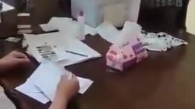 ویدئویی از روند عجیب انتخابات در سوریه