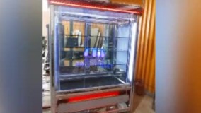 یخچال قصابی دو طرف نما