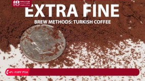 آموزش تعمیر اسپرسوساز | اندازه ی آسیاب به روش دم کردن قهوه