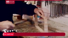 آموزش ساخت کندو عسل | اتصال قطعات قاب موم عسل