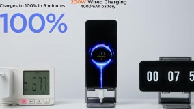 شارژ کامل تلفن هوشمند تنها در ۸ دقیقه !