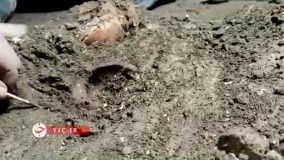 نخستین تصاویر از کشف اسکلت کودک ۱۲ هزار ساله در غار هوتو بهشهر