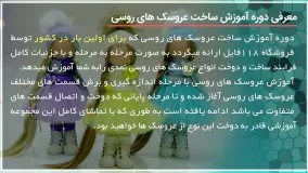 آموزش عروسک روسی | کلاه گوش دار