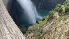 راپل سواری شبنم فرشادجو ، بازیگر تلویزیون روی سد !